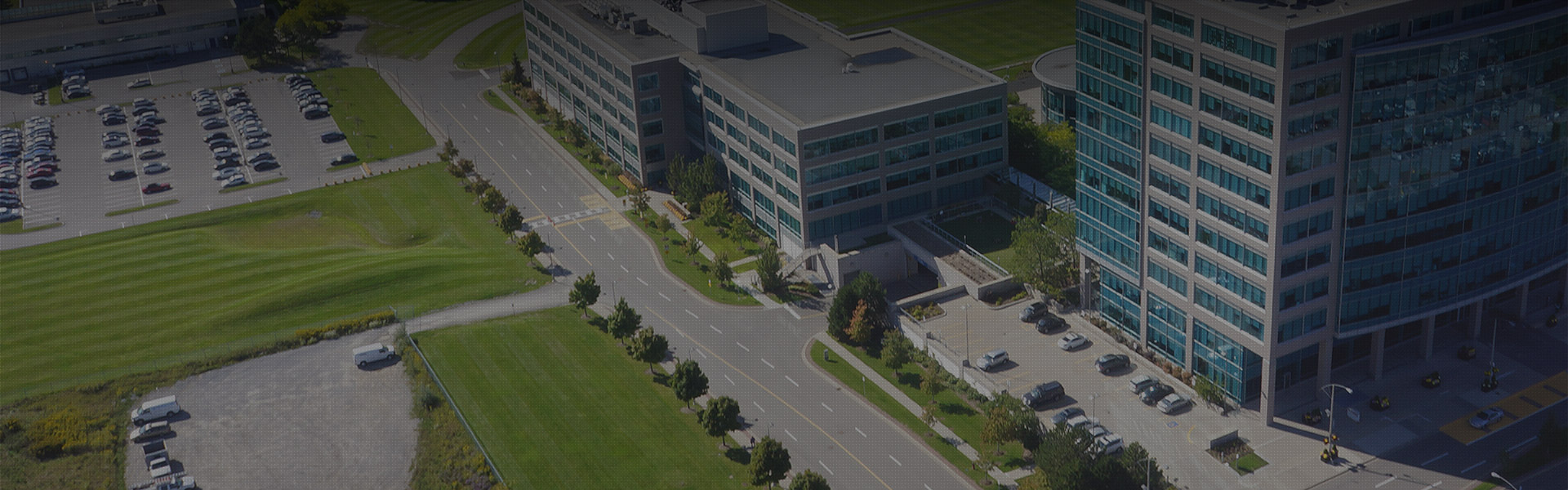 outdoor shot of steeles tech building